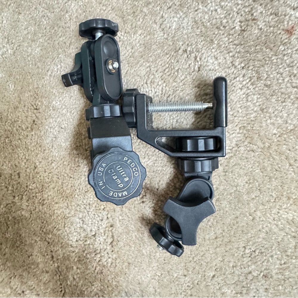 Black Adjustable Camera Clamp